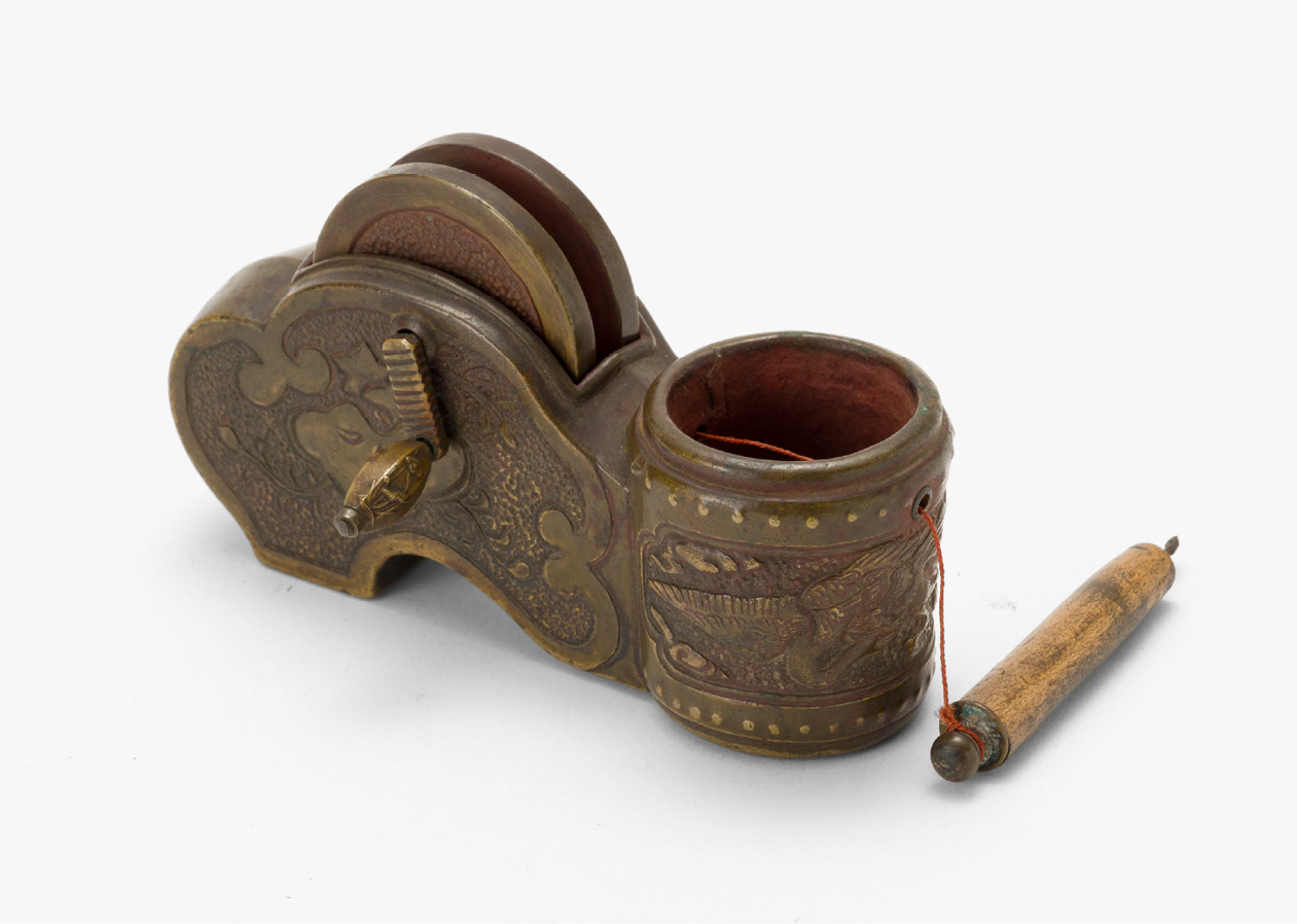 Fig.7 Brass Shutsubo Inscribed Tenpō 9